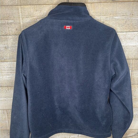 EXP Designs women small Mt Robson Canada bear nature zip up fleece jacket - Picture 4 of 4